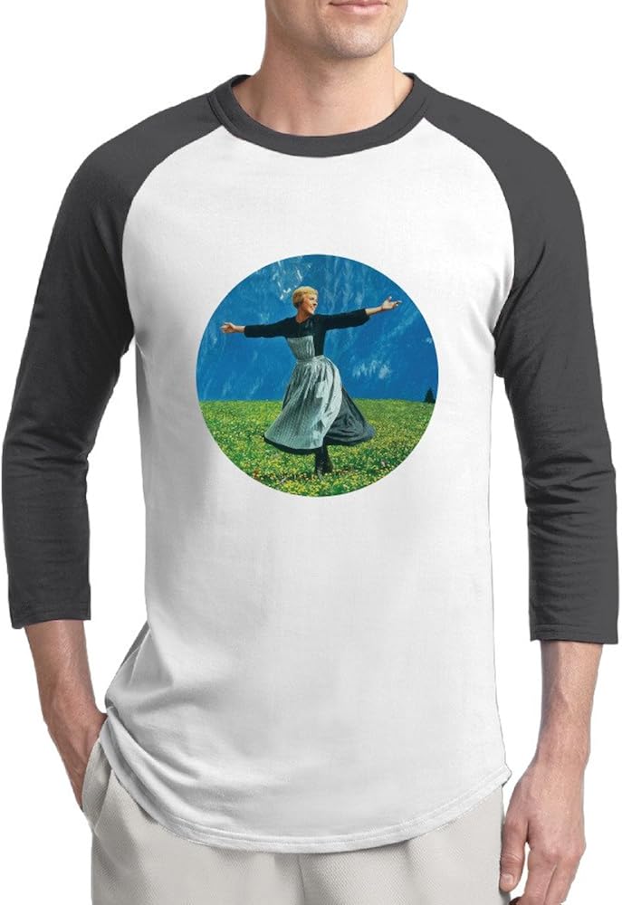 Men's The Sound Of Music Movie Cotton Raglan 3/4 Sleeve T