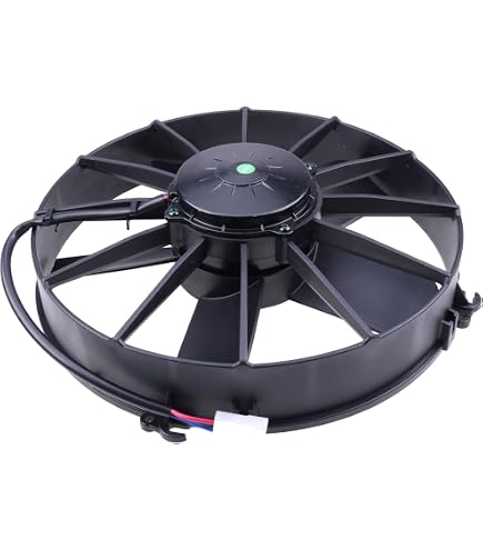 Spal 10 Curved Blade Medium Profile Puller Fan 12v High Ccc | Meses sin Spal 10 Curved Blade Medium Profile Puller Fan 12v High Ccc | Meses sin