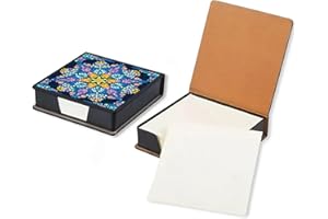 NDNXYXGS Mandala Diamond Painting Kit Note Box,Flower Memo Paper Storage Box Diamond Art,Sticky Note Holder Diamond Art,Diamond Painting Memo Pad For Office Desk. (Mandala)