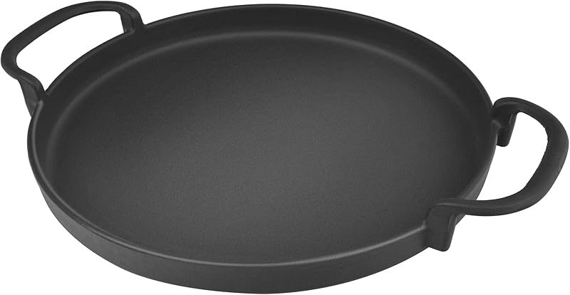onlyfire Round Cast Iron Griddle for Weber 57cm Gourmet BBQ System