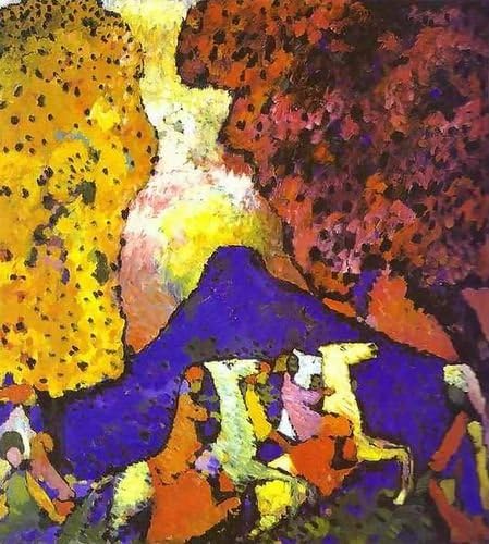 Amazon.com: Wassily Kandinsky la montaña azul: Home & Kitchen