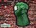 Hulk fist beverage holder, left handed, green sports fan