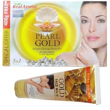 real aroma gold facial kit
