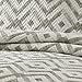 Comfy Bedding Prewashed Durable Chevron Quilted Gray and Off White 3-Piece Bedspread Coverlet Set (King/Cal King)