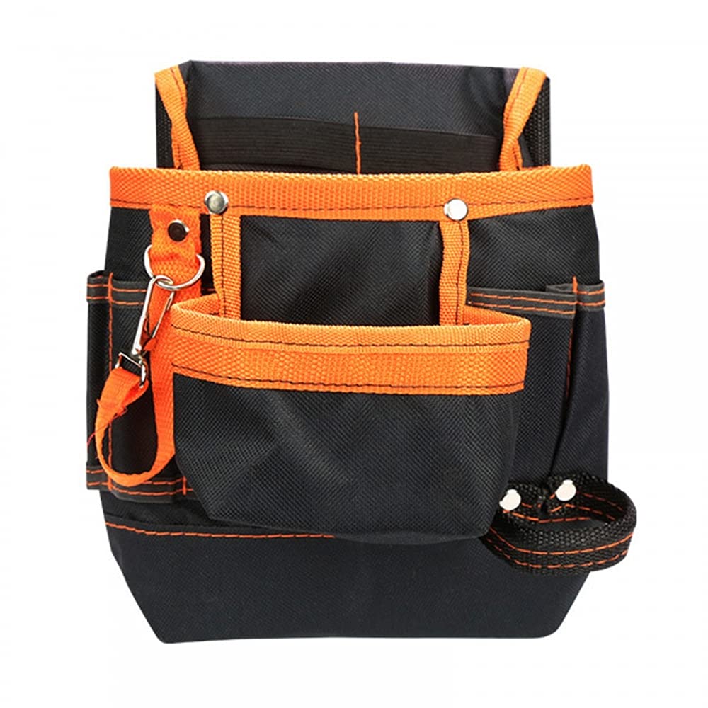 Tool Belt Bag, Tool Waist Bag Adjustable Work Apron Hanging Utility Bag Waist Work Pouch for Carpenter Gardener