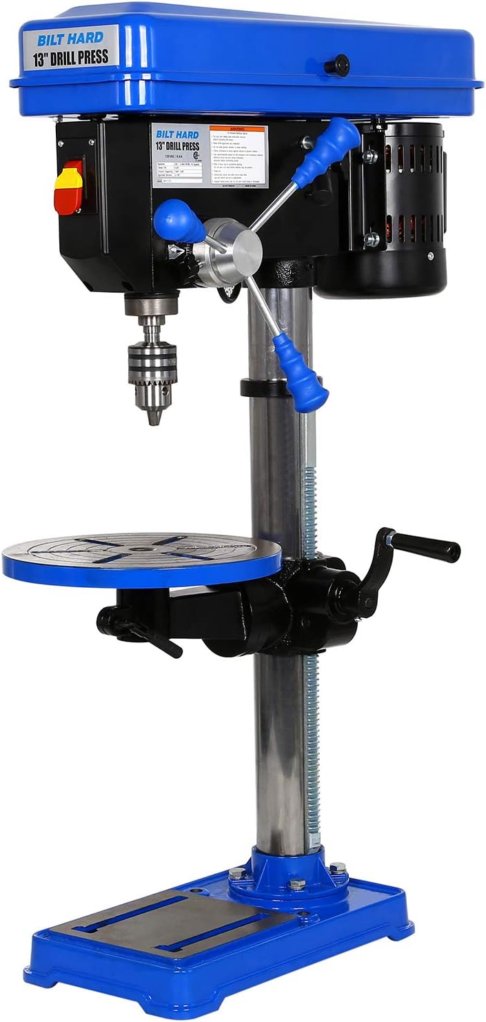 BILT HARD 13 inch Floor Drill Press, 16 Speed Stand Bench top