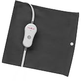 TheraCare Small Heating Pad, 9" x 9" | Moist &amp; Dry Heat Therapy, Personal Size, Push-Button Controller, 2-Hour Auto Shut-Off, Washable Cover