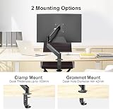 Suptek Single Monitor Arm Gas Spring Desk Mount 17-32 in 10kg VESA 75/100 view 7