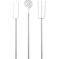 Ateco 1378 Dipping Tool 3-Piece Set, Stainless Steel