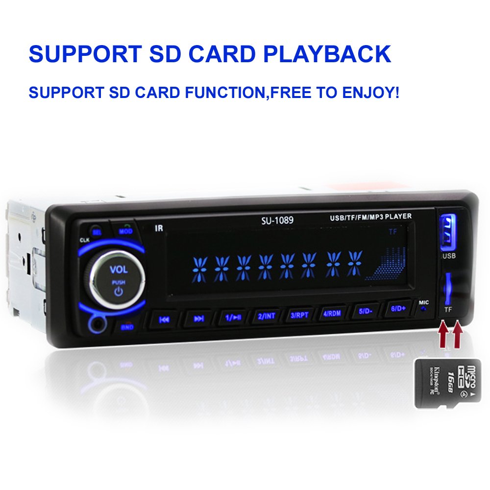 50 Off Polarlander Bluetoothカーステレオfmラジオプレーヤーmp3オーディオusb Sd Aux自動electronics Autoradio 1 Din B01hodjzec 超人気の Bethlehemfairtrade Org