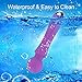 Personal Handheld Wand Massager Powerful Magic, Cordless, Rechargeable, Waterproof, Therapeutic for Foot Back Neck – Upgraded 8 Speeds 20 Patterns (Purple)thumb 3
