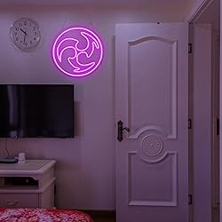 Anime Purple LED Neon Sign for Room,Game Room,Party