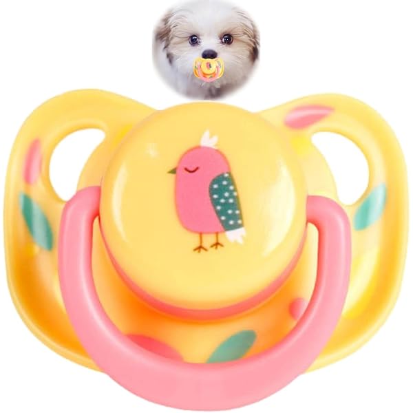 Chupete Masticable Para Cachorros - De Silicona, Calmante, Con Caja Antipolvo, Ideal Para Viajes