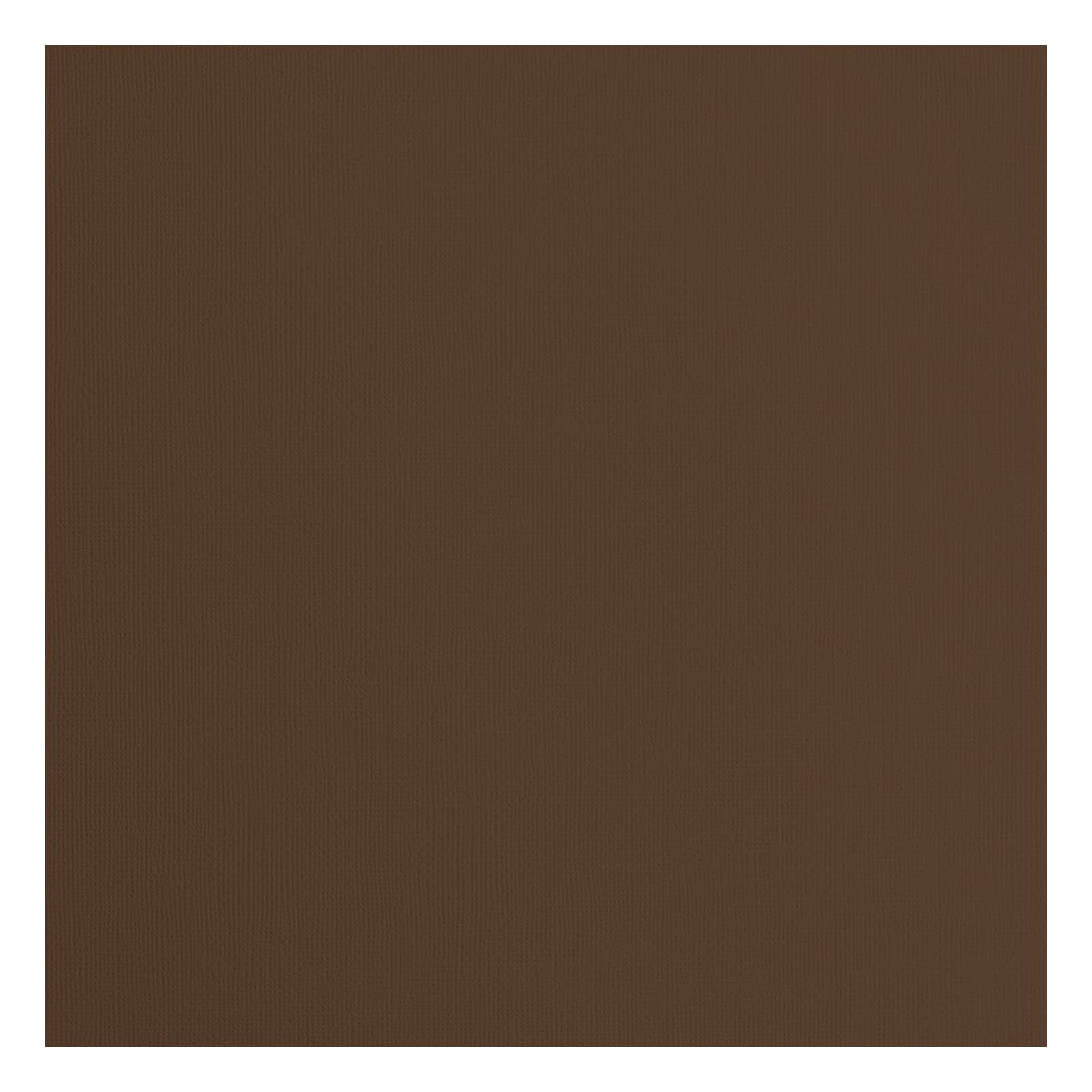Florence Cardstock Textured - Coloured Card Making Supplies 12 x 12 inch - Brown - 20 Sheets - Coloured Paper for Scrapbooking, Card Making, Die Cutting and Paper Crafts - 216 gsm - Hazelnut