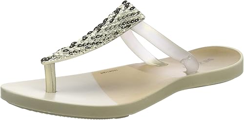 girls gold flip flops