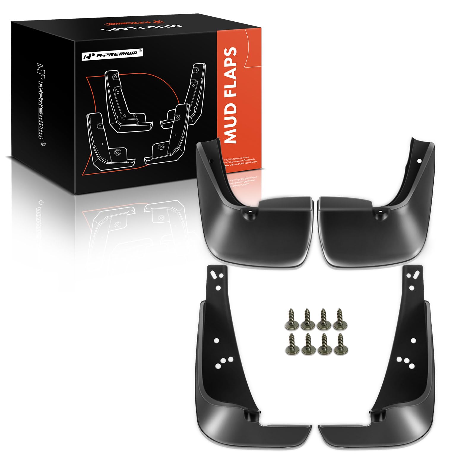 A-Premium Set of 4PCS Mud Flaps Splash Guards