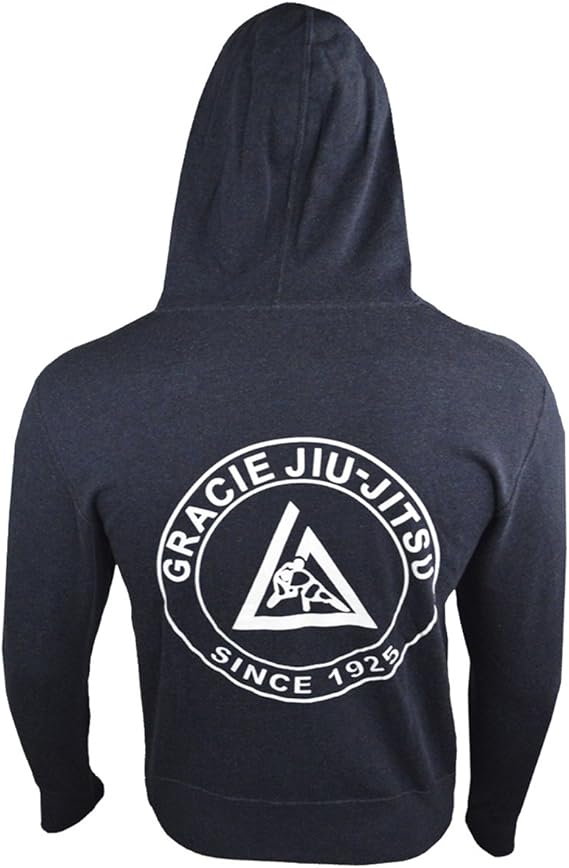 gracie jiu jitsu zip up hoodie