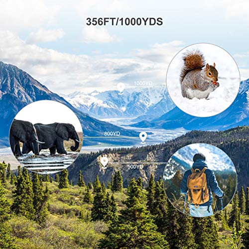 Foxnovo Monocular Telescope 8x42 High Power Monoculars Scope Portable Scope Smartphone Tripod Scope, Waterproof Shockproof HD BAK4 Prism FMC Monoscope for Bird Watching, Hunting, Camping, Wildlife - Thumbnail 5