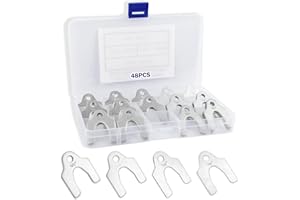 OFBAND 48PCS Metal Shims for Auto Alignment Body,Metal Shims for Leveling with 1/8" 1/16" 1/32" 1/64" for Alignment Tools Automotive,Practical Car Accessories Shim Kit Fits Most Cars