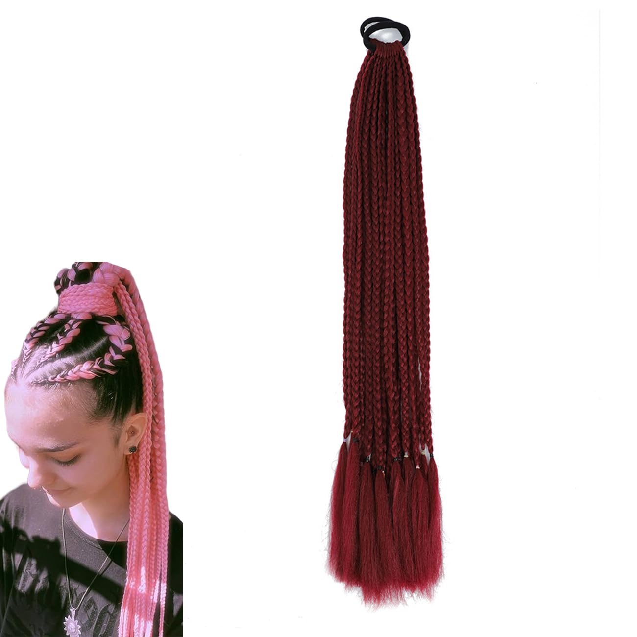 prinfantasy Braiding Hair Pre Stretched Looped Soft Dreadlocks New Locs Crochet Hair for Women,BZ137 — image 1
