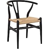 POLY & BARK Weave Chair, Single, Black
