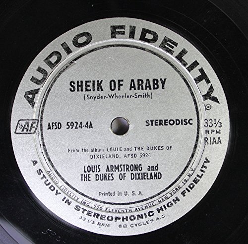 Louis Armstrong - Louis Armstrong And The Dukes Of Dixieland 45 Rpm Sheik Of Abraby  Wolverine Blues - Zortam Music