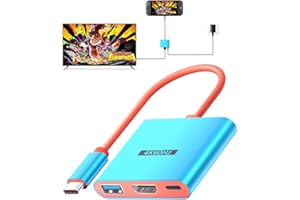 Portable Switch 1 TV Dock for Nintendo Switch 1, with 4K&60HZ HDTV/USB 3.0/100W Charge PD Port
