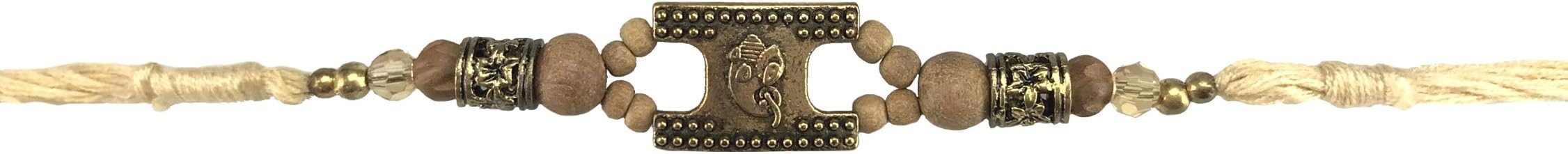 Indiabazaar Ganesh Rakhi Thread Rakhi Bracelet Raksha Bandhan Rakhi Ganapati Rakhi Thread Wrist Band Friendship Bracelet Raksha Bandhan Gift