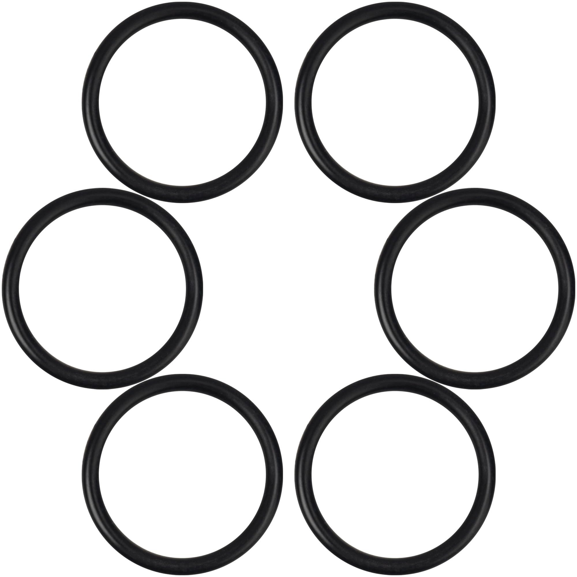 Rubber O Ring Seal Set Compatible with Wave Spa Hot Tub Replacement Parts 6 Pack