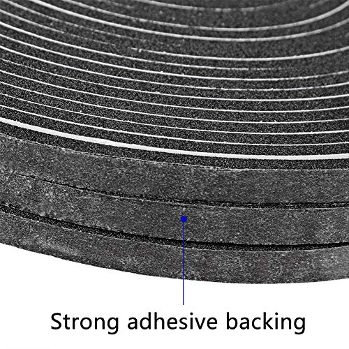 Yotache Foam Weather Stripping 1/4 Inch Wide X 1/8 Inch Thick Total 50