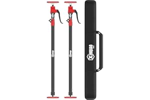 XINQIAO Cabinet Jacks for Installing Cabinets, Heavy Duty Third Hand Tools Adjustable Support Pole from 49.2 in to 114.2 in, 2 PCS