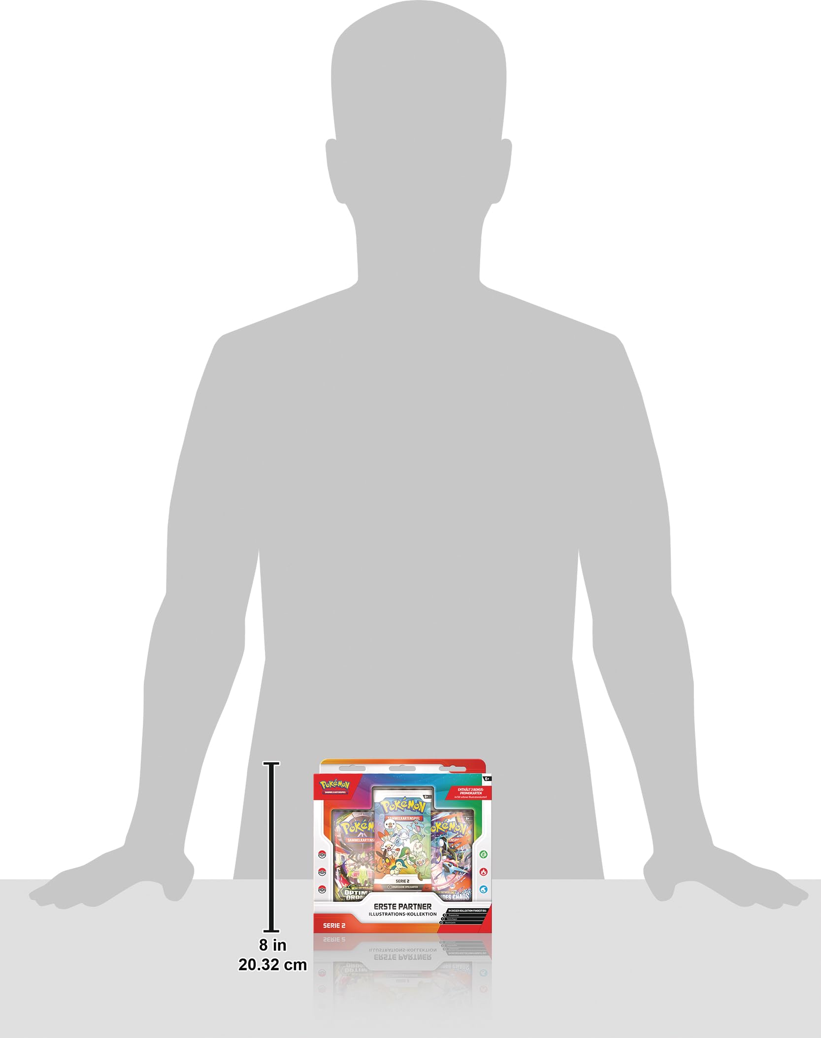 Pokémon-Sammelkartenspiel: Illustrations-Kollektion Erste Partner: Serie 2 (3 Promokarten, 2 Boosterpacks und 1 Stickerbogen) 4
