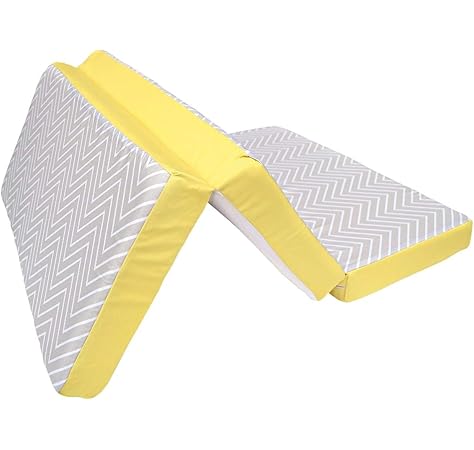 folding travel cot mattress 95 x 65