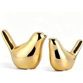 Bird Salt And Pepper Shakers Bird Decor Cute Kitchen Accessories Gold Decor