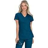 Drawstring Waist Cargo Scrub Pant 