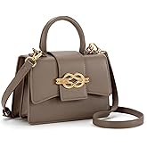 Milan Chiva Small Top Handle Purses for Women Mini Satchel Crossbody Bag Elegant Square Bag