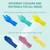 Ansell AlphaTec 37-320 Nitrile Gloves Long Cuff Yellow L 12 Pairs view 7