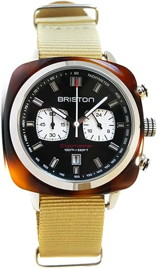 Amazon ブリストン Briston 腕時計 712s1nk 42mm Sa Ts 1 Nk クラブマスタースポーツ アセテート クォーツ クロノグラフ ベルト長さ 280mm 並行輸入品 メンズ腕時計 腕時計 通販