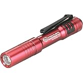 Streamlight 66605 MicroStream 250-Lumen 1,150-Candela Flashlight, Red | 250 lumens; 1,150 candela peak beam; USB rechargeable capable; multi-mode lighting; IPX-rated water resistant