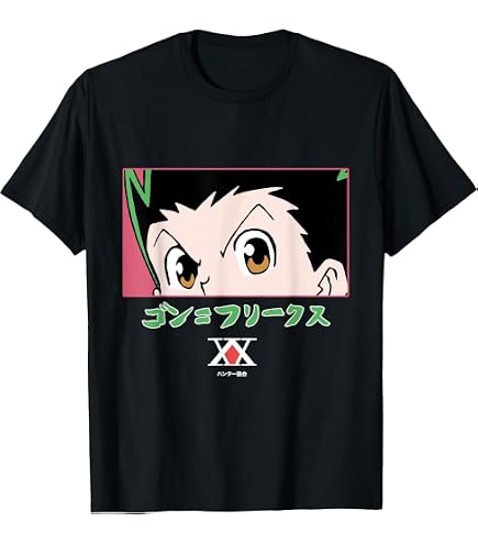 Amazon.com: HxH Hunter x Hunter Men's Black Tee T-Shirt Shirt