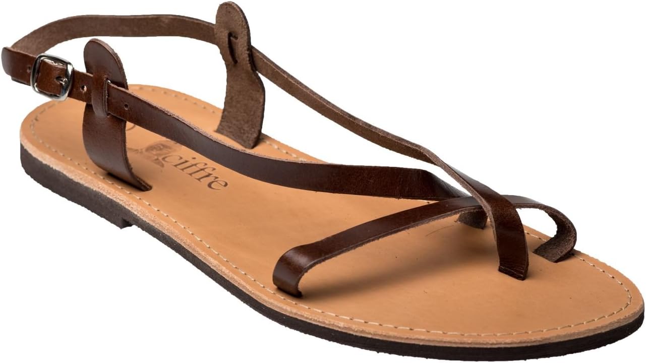 Buddhastyle 2009 Mens Leather Sandals Brown Size: 6.5