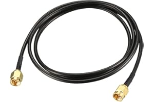 Generic SMA Male to SMA Male Coaxial Cable 50 Ohm for Radio, Antenna, Wireless LAN Devices 3 Feet RG174