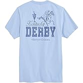 Vineyard Vines Mens Kentucky Derby Kentucky Derby Short-Sleeve Pocket Tee