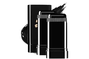 URNUOS Hair Comb Dye Pen,Hair Dye Stick, Waterproof and Sweat-Proof Hairdyestick, With Comb, 2-in-1 Hairdye Combstick,Portable Hair Dye Comb for Gray Hair Coverage (2PCS-Black)