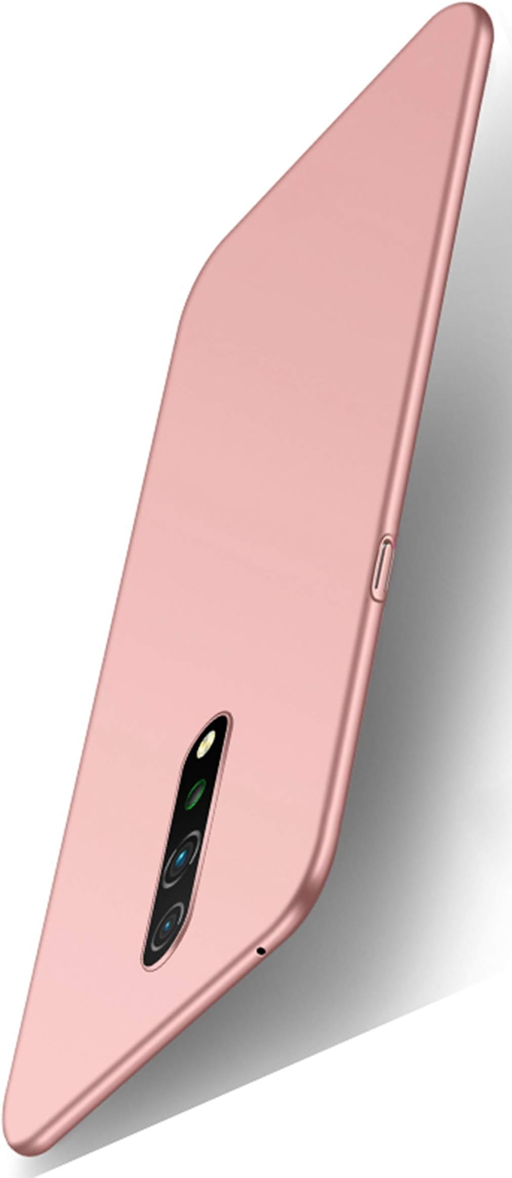 XINFENGDI OPPO Reno Z Phone Case,Rugged Rigid Hard PC Plastic Cell Phone Cover Shockproof Dustproof Bumper Case Hard Case,Screen Case Rear Cover for OPPO Reno Z-Rose gold