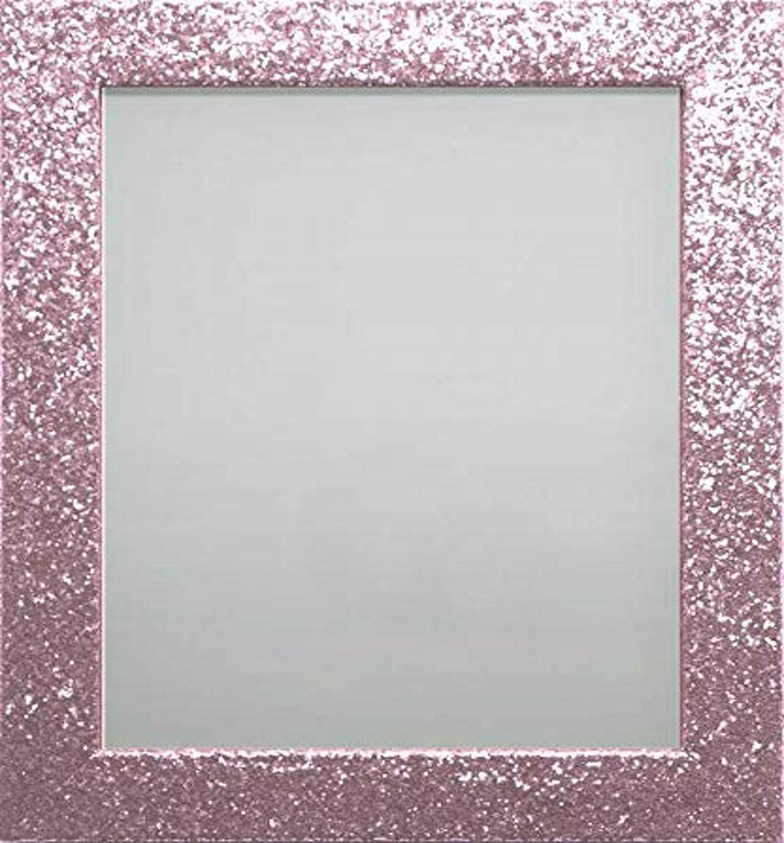 Frame Company Glitter Sparkly Picture Photo Frame, Pink, 5x5 inch *Choice of Colours & Sizes*Fitted with Perspex