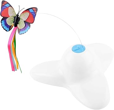 interactive butterfly cat toy