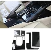 Carbon Fiber Central Console Gear Shift Panel Trim For Acura TSX 2009-2014 | 5Pcss/Set, Decorative Accessories