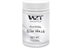 WAN2TLK Liquid Kiln Wash 17.6 oz, Prevent Glaze from Sticking to Kiln Shelves, Microwave Kiln for Clay Pottery Ready to Use Liquid
