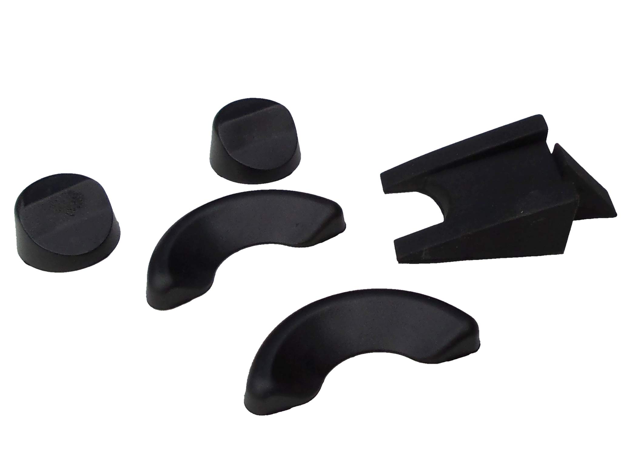 Acclaim Umpire Solid Rubber Bowling Measuring Wedges 2 Round 2.8 cm 2 Semi Circle 6cm Plus 6.5 cm x 2 cm x 4 cm Multi Angle Rubber